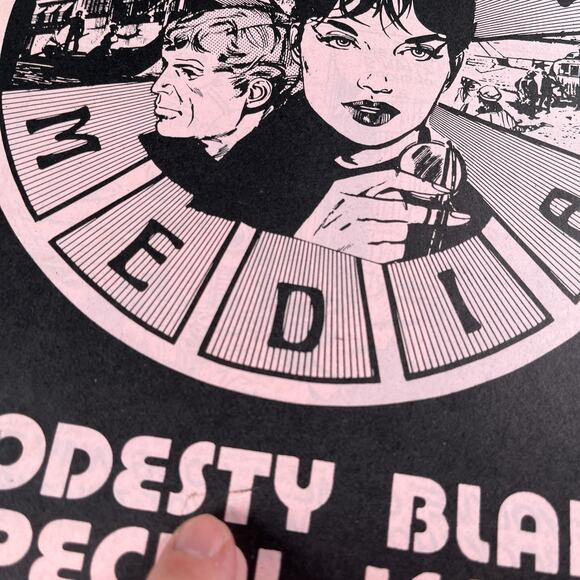 Comic Media #9 - 1973 UK Comic Zines Modesty Blaise Issue Peter O'Donnell Rare - Picture 2 of 10